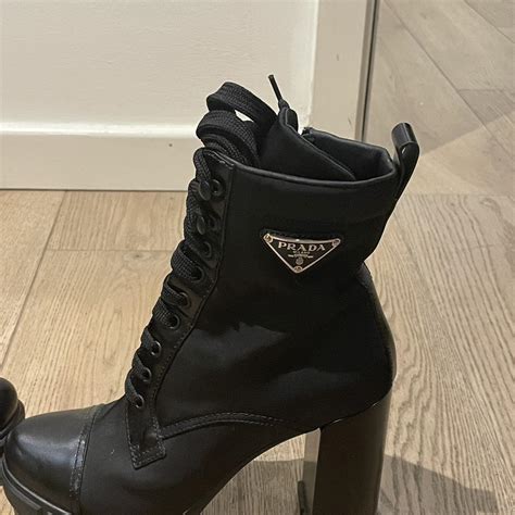 prada boots outlet|prada heeled boots.